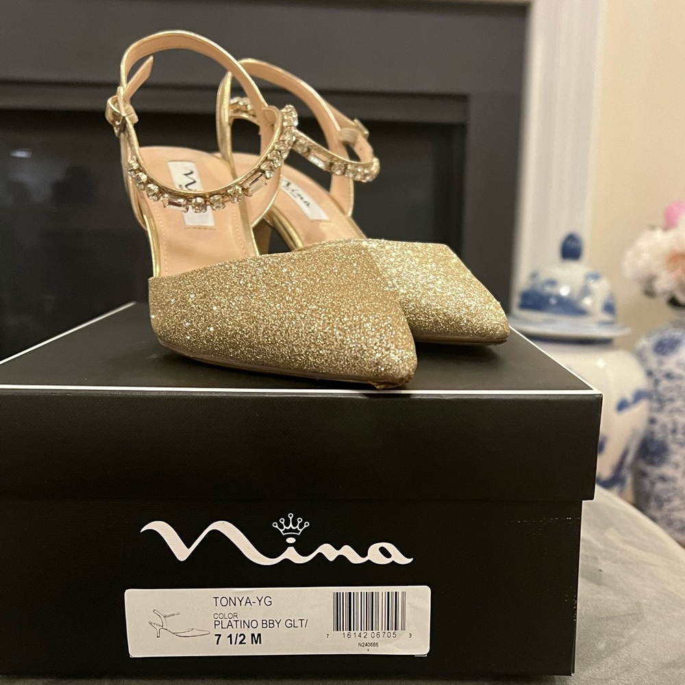 Golden slippers!